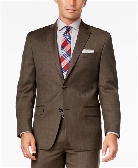 michael kors collection classic slim-fit wool suit|macy's men's suits michael kors.